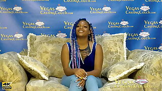 During Interracial Casting In Vegas Black MILF Does First Deep Anal Sex - Deep-Throat Solo Masturbation and Reverse Cowgirl POV